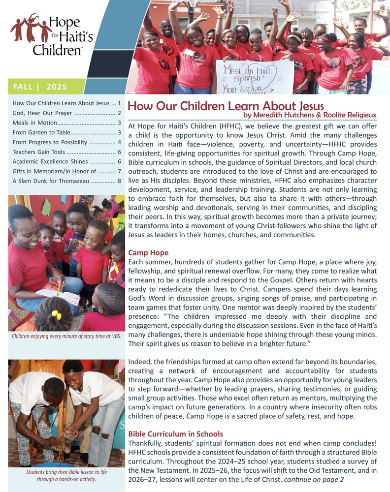 2025 Spring Newsletter