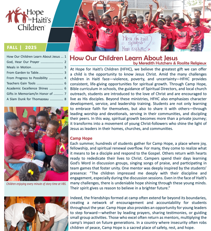2025 Spring Newsletter
