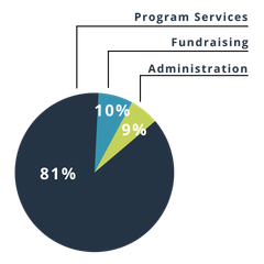 2025 Hope for Haiti's Children Annual Report Percentages