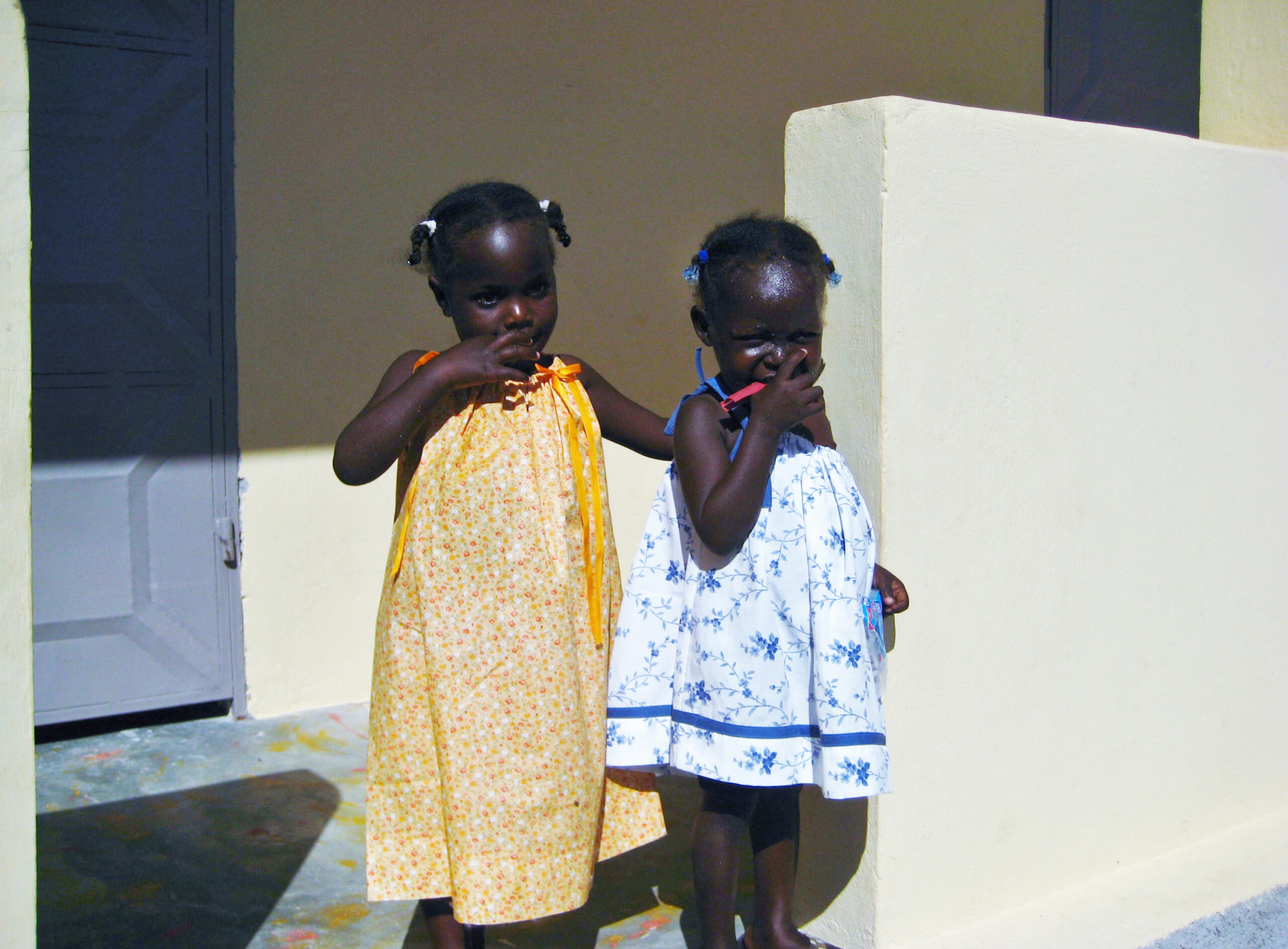 Young Haitian girls